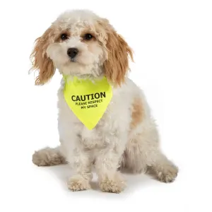 Ancol Warning Bandana Yellow