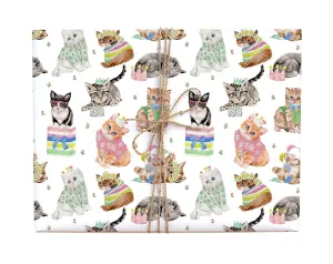 Birthday Kittens Gift Wrap