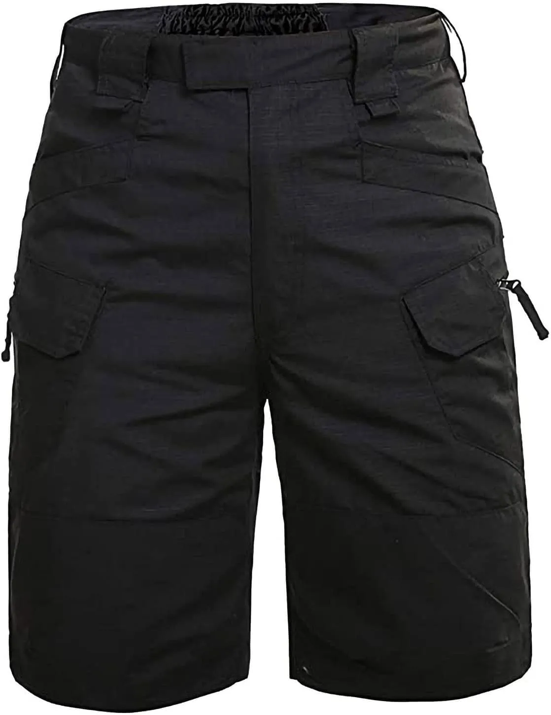 Cargo Shorts for Men Casual Loose Shorts with Pocket Athletic Cotton Linen Woven Elastic Comfy Cargo Pants for Men