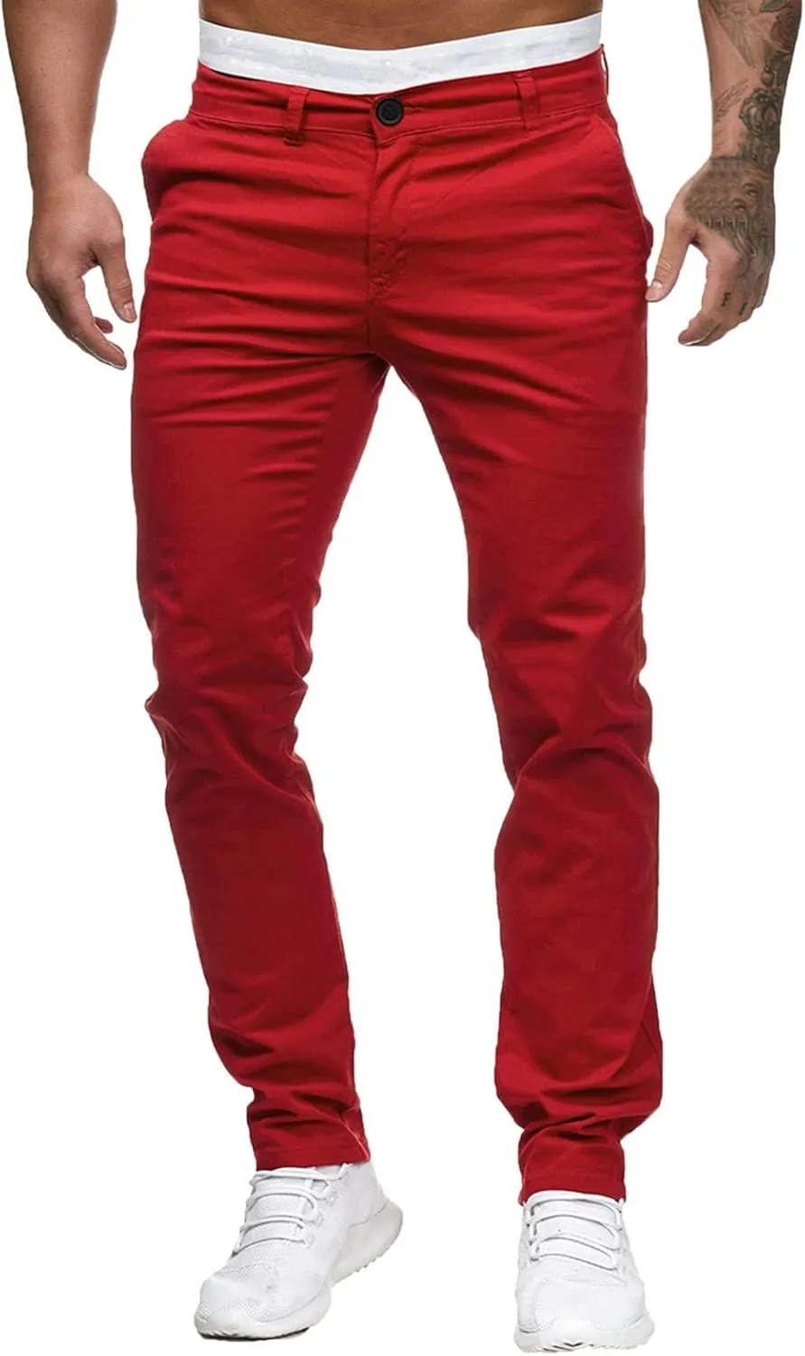 Cargo Trousers for Men Casual Sweatpants Outdoor Elastic Waist Drawstring Pant with Pockets Men's Pants Cargo Joggers