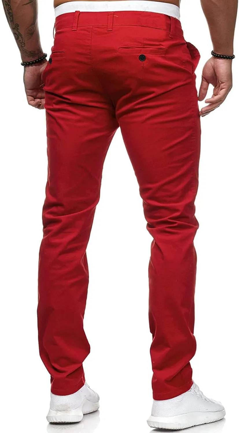 Cargo Trousers for Men Casual Sweatpants Outdoor Elastic Waist Drawstring Pant with Pockets Men's Pants Cargo Joggers