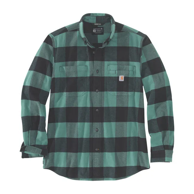 Carhartt Flannel Plaid Shirt Slate Green