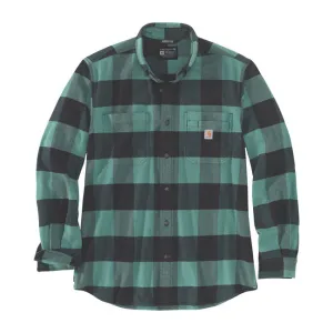 Carhartt Flannel Plaid Shirt Slate Green