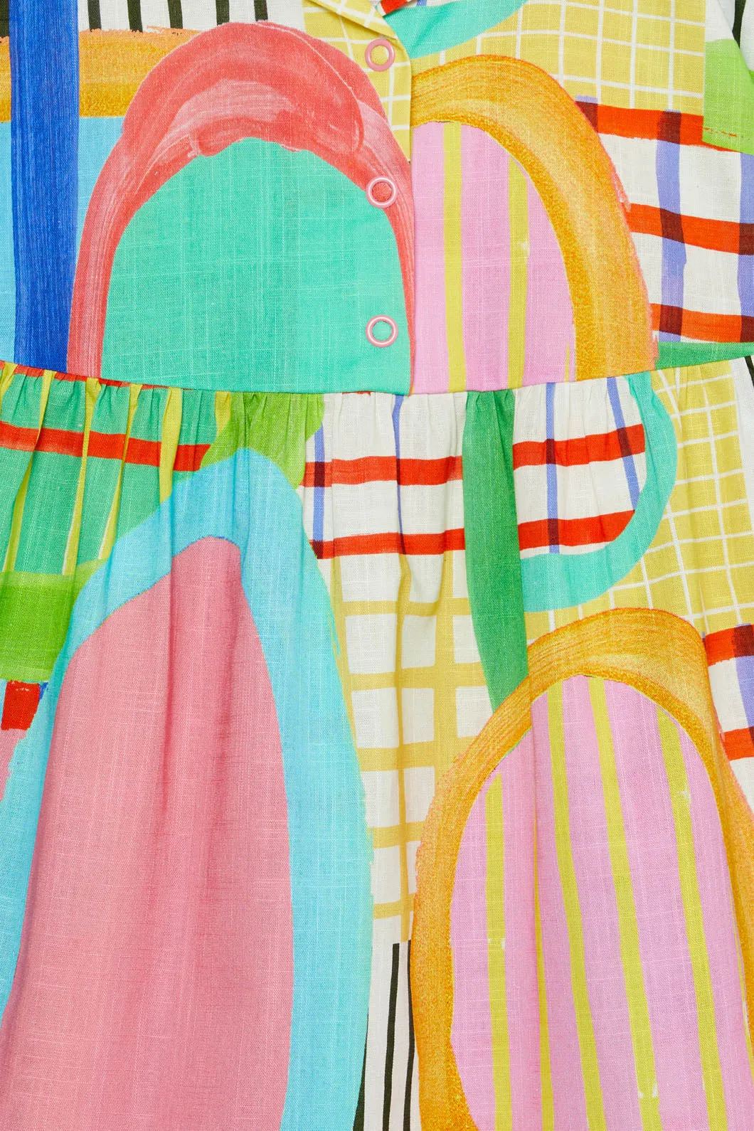 Check Mix Kids Dress