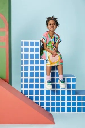 Check Mix Kids Dress