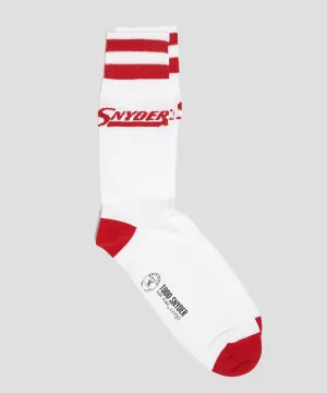 Corgi Exclusive Snyder's Logo Sock in Red