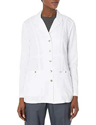 Dickies 82400 Women's Xtreme Stretch 28" Snap Front Lab Coat
