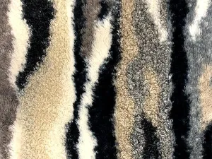 Fleece And Fur Boucle Fur Black JLP 0095