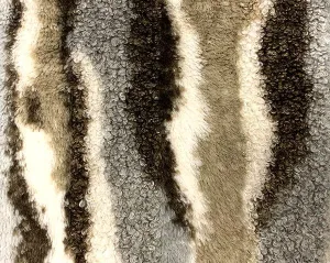 Fleece And Fur Boucle Fur Brown JLP 0095