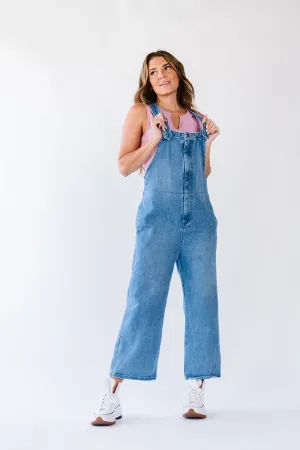 Free as the Wind Wide Leg Overalls