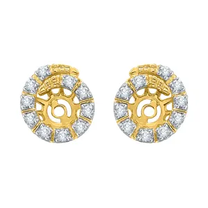 KATARINA Diamond Earring Jackets (1/6 cttw)