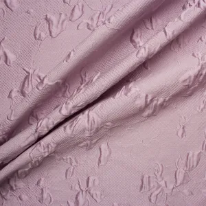 Lilac Floral Cloqué