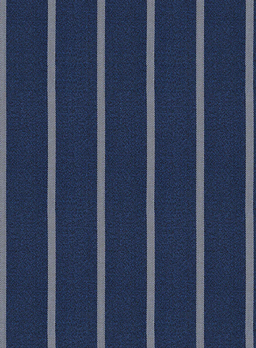 Napolean Zole Stripe Blue Wool Pants