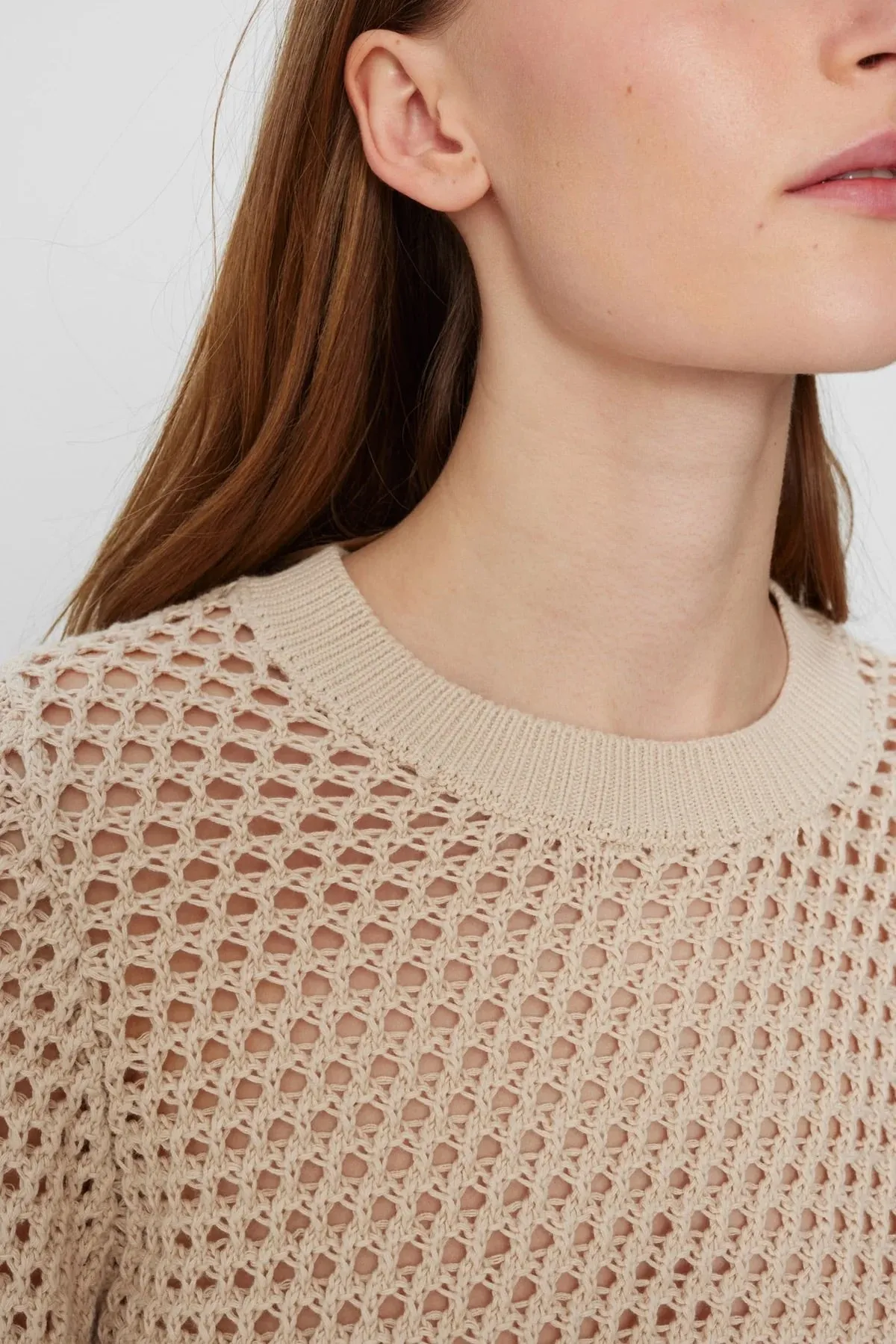 Nümph Nusunny Cotton Knit in Sandshell
