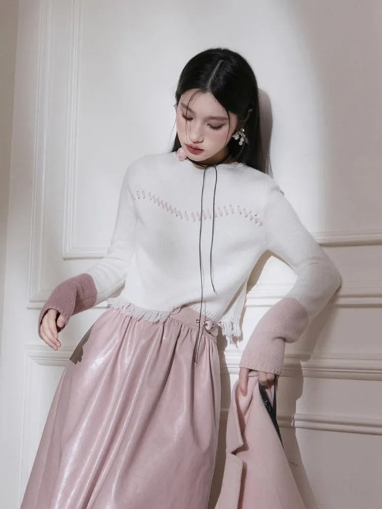 Romantic wool tops【s0000005810】