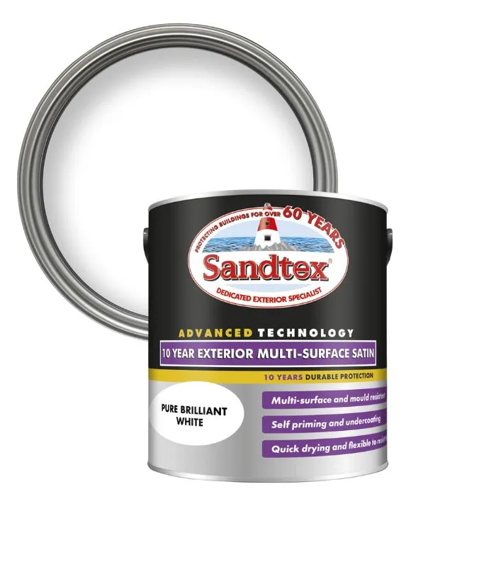 Sandtex 10 Year Exterior Multi Surface Satin Paint