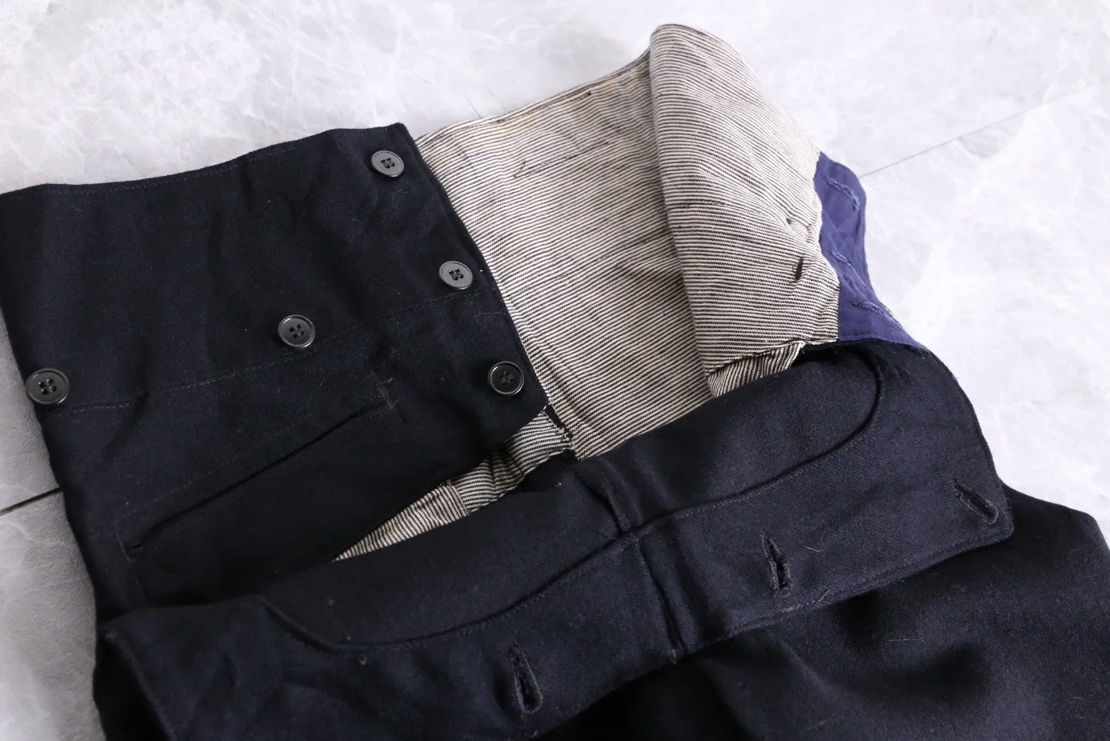 style up navy marine pants