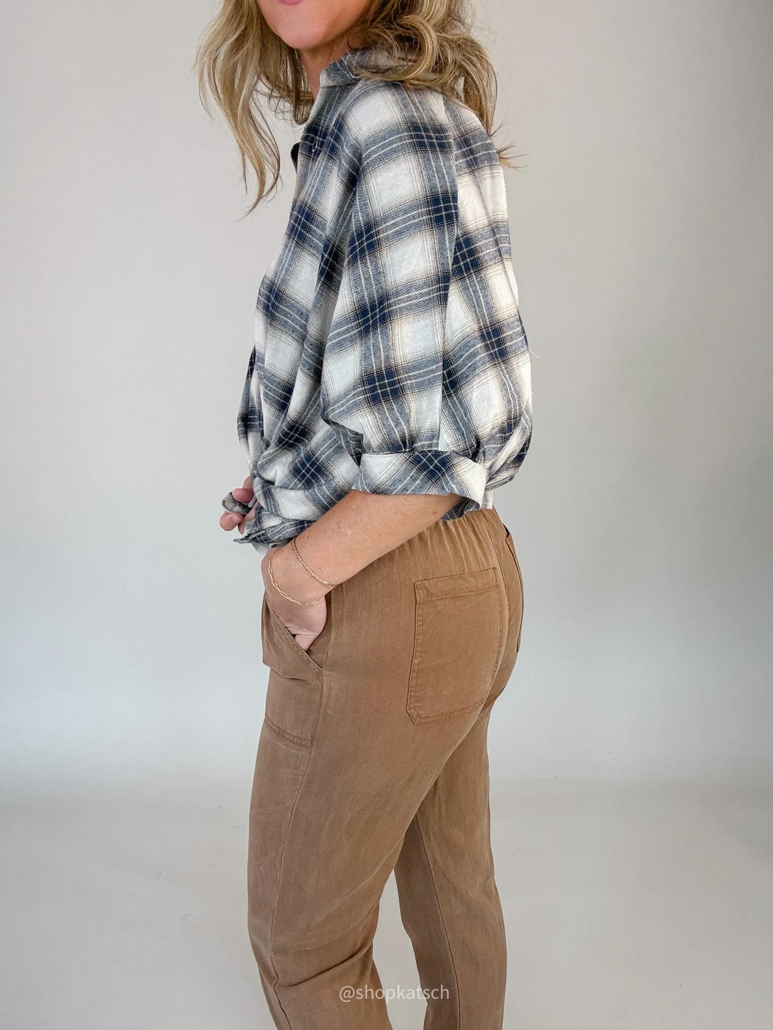 Tapered Drawstring Pant