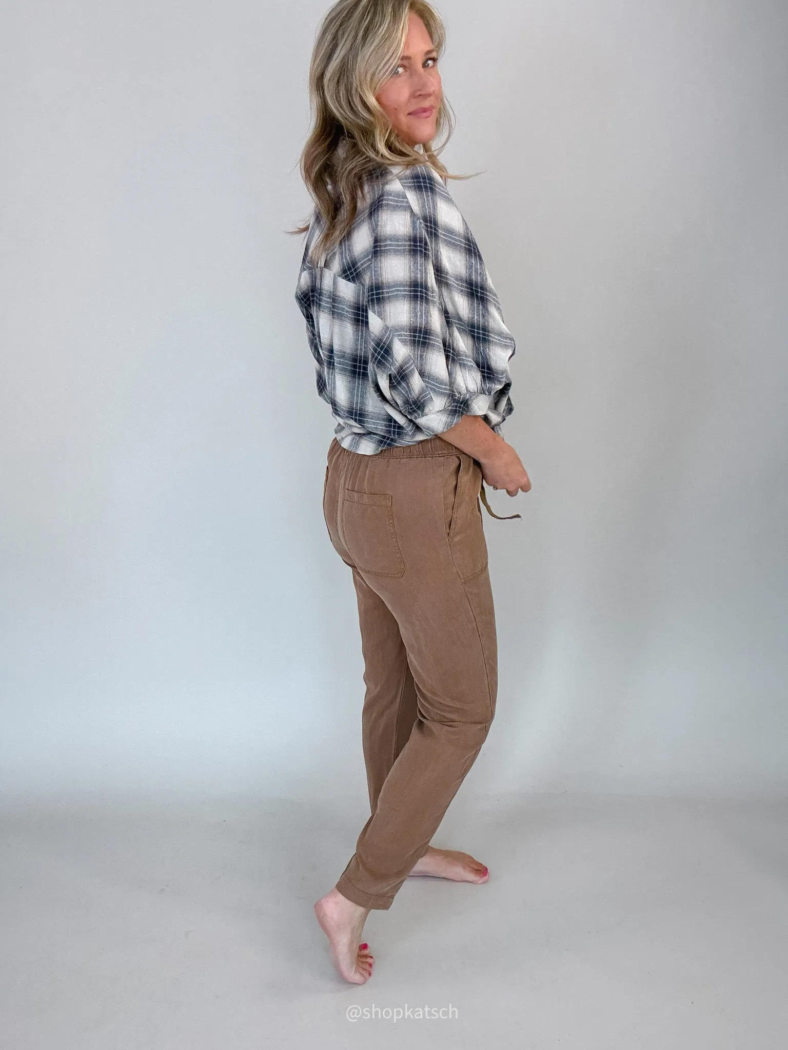 Tapered Drawstring Pant