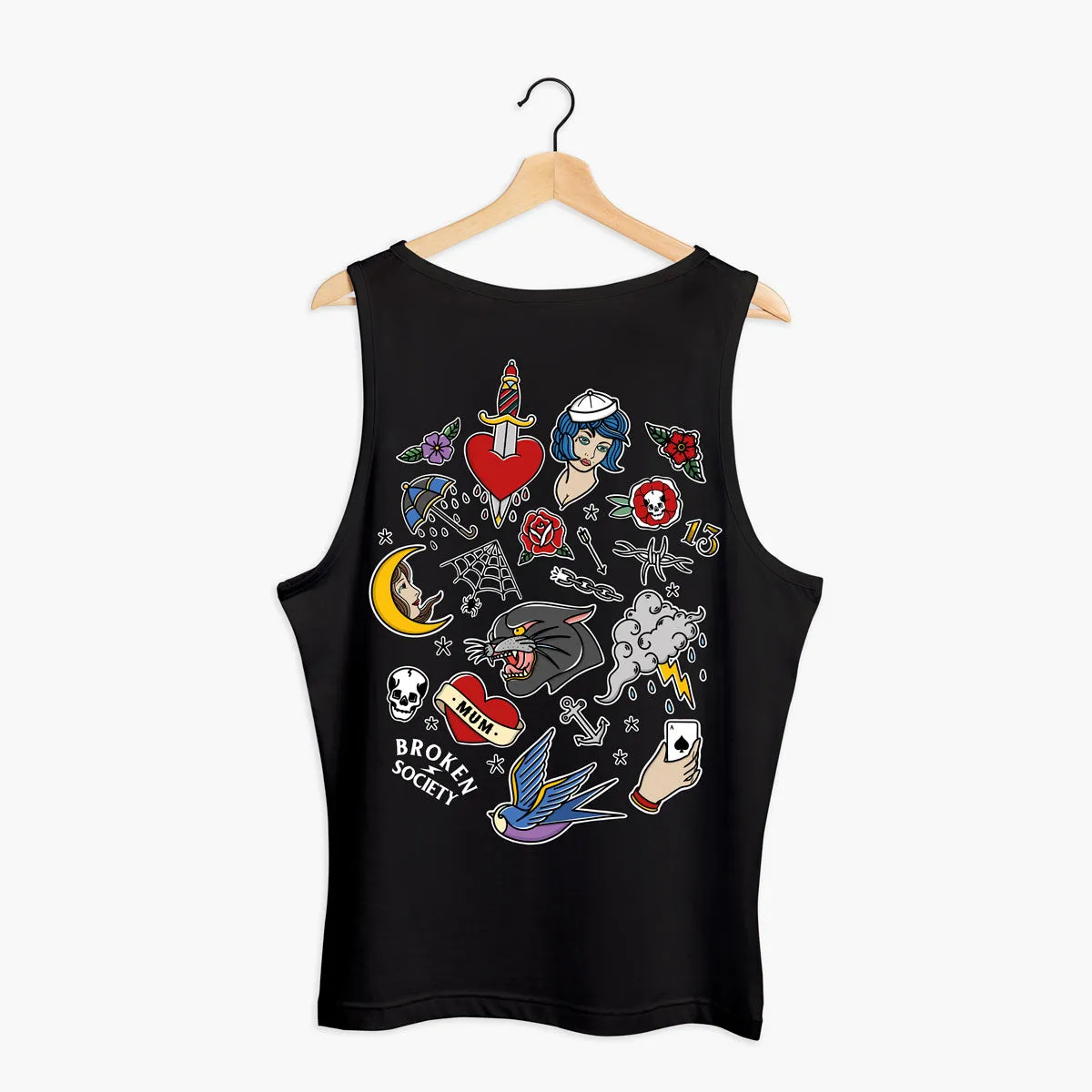 Tattoo Flash Sheet Tank (Unisex)