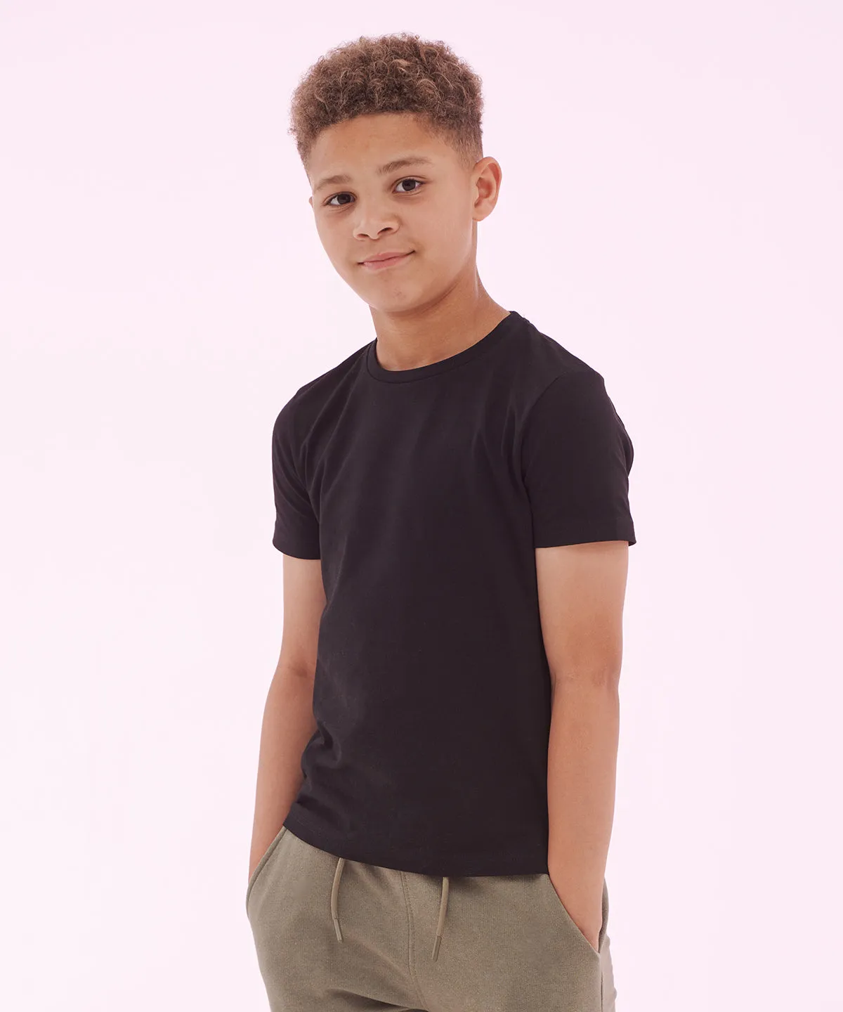 White - Kids feel-good stretch T