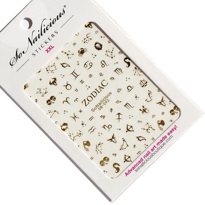 Zodiac Stickers - 092 XXL - 4 Colours