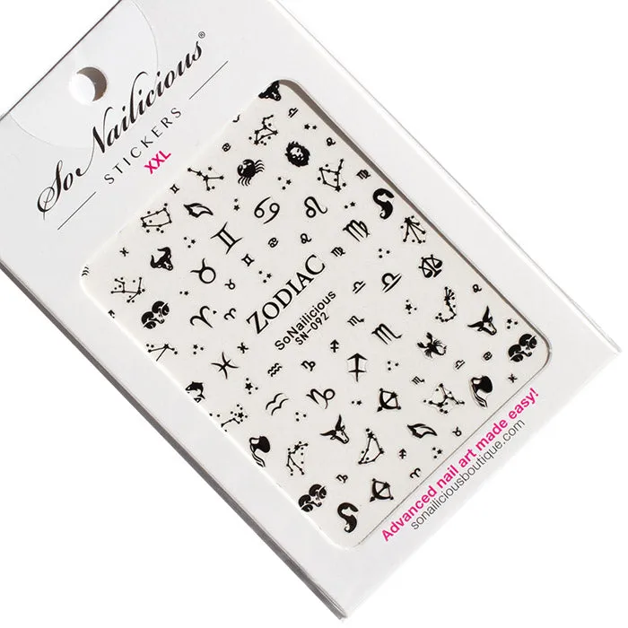 Zodiac Stickers - 092 XXL - 4 Colours